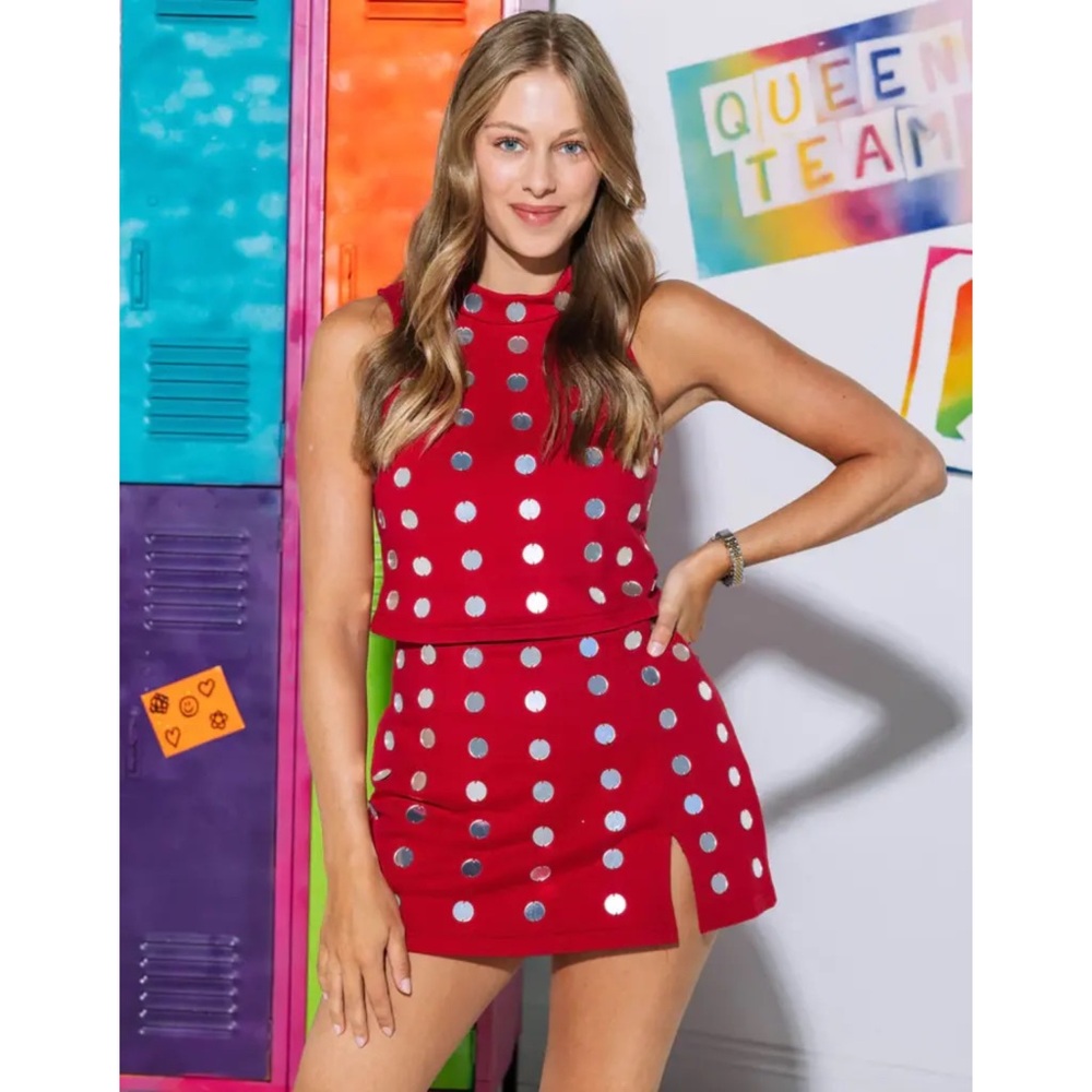 QOS | Skort Set. ❤️💙 - Picture 5 of 6